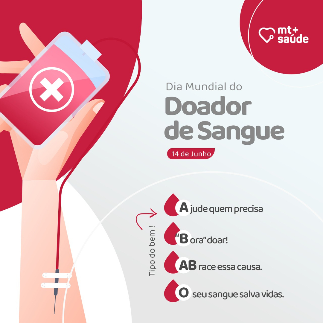 14 de junho - Dia Mundial do Doador de Sangue - Triunfo Transbrasiliana